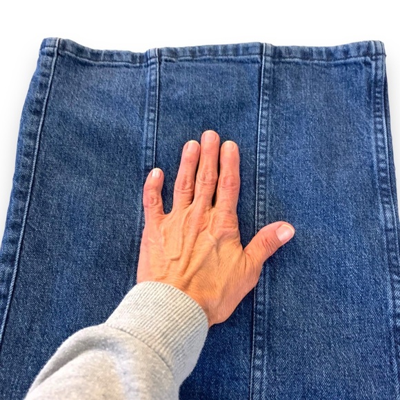 Social Tourist ultra high Rise Baggy wide leg cross over angled closure 27 - Picture 4 of 15